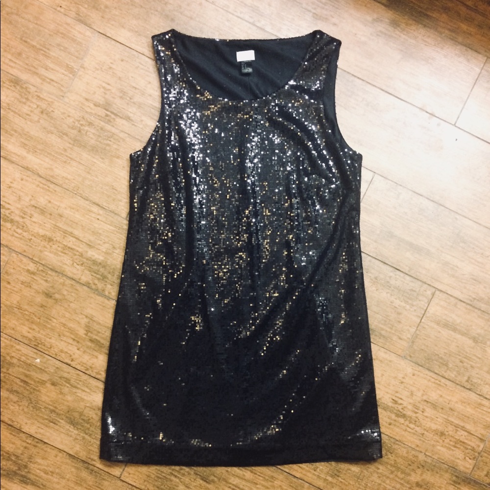 H&M Mini Sequin Dress sz12
